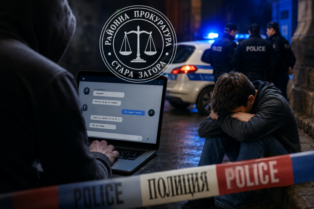 Мъж на 52 опита да примами 15-годишно момче онлайн: среща до гарата в Стара Загора и бягство в последния момент