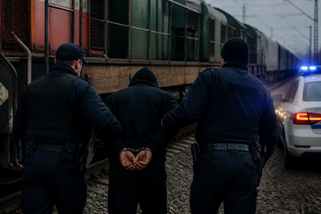 Полицията в Стара Загора задържа 45-годишен при опит за кражба от локомотиви