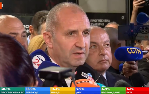 Радев обяви победа преди резултатите: Това е триумф на свободата над страха