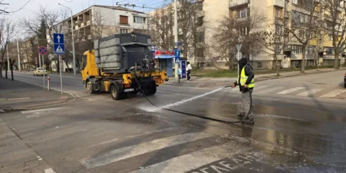Мият ключови улици в Стара Загора на 29 април: вижте къде минават машините