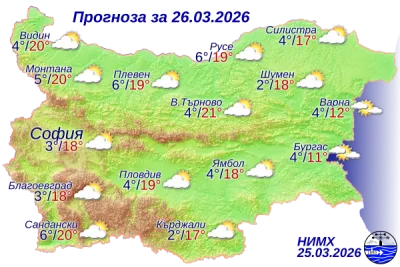 Пролетта напомня за себе си в България със слънце и топъл вятър