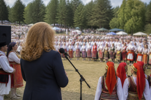 Илияна Йотова открива тракийския събор „Богородична стъпка“ край Стара Загора