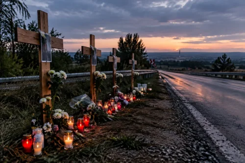 Хора поставиха кръстове край Ясен и питат за пътя