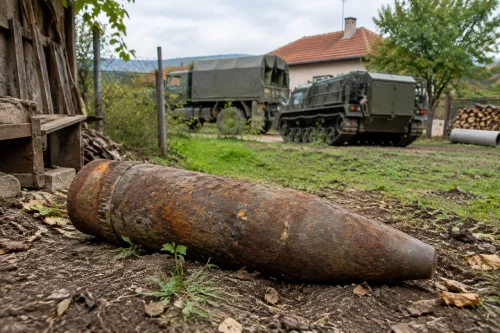 Военни унищожиха 122-мм снаряд, открит в Средногорово