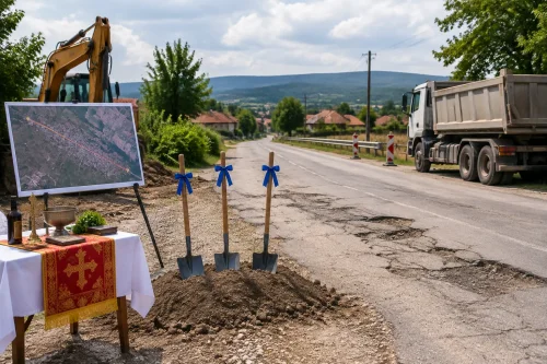 Община Раднево започна ремонт на пътя към Даскал Атанасово
