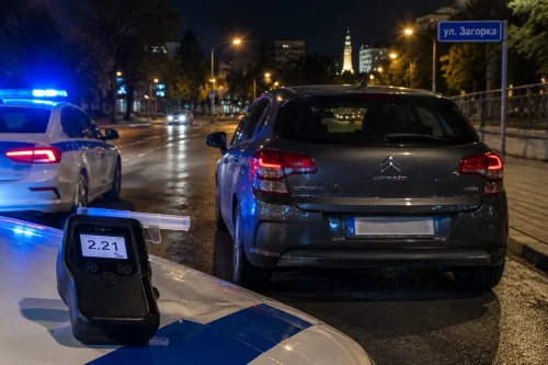 Полицията в Стара Загора задържа шофьор с 2,21 промила