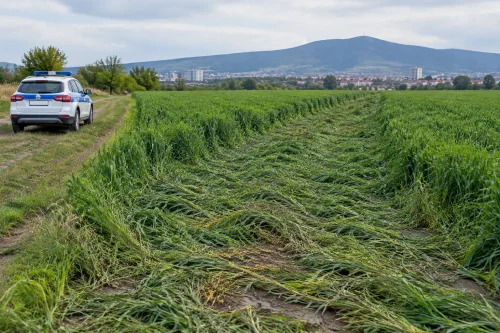 В Стара Загора разследват унищожаване на 1,6 км посеви