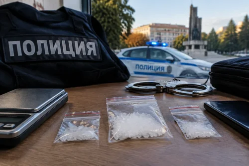 Полицията хвана трима с метамфетамин в Казанлък и региона
