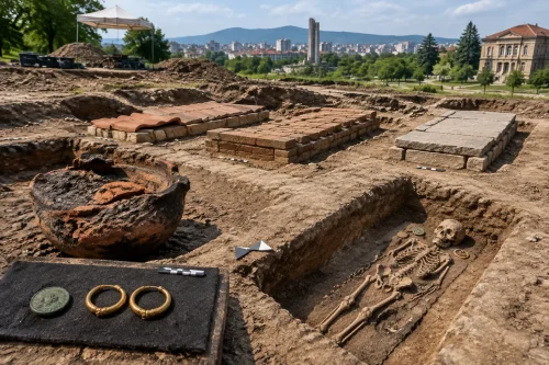 РИМ Стара Загора откри некропол с 135 гробни съоръжения