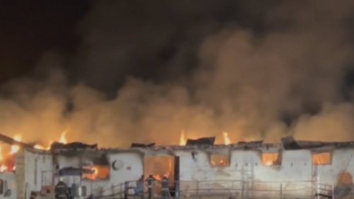 Пожар край село Ковач изпепели покрив на масивна постройка