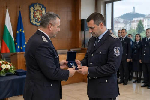 МВР награди Венелин Демирев в Стара Загора с почетен знак