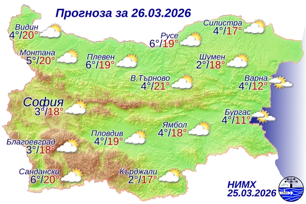 Пролетта напомня за себе си в България със слънце и топъл вятър