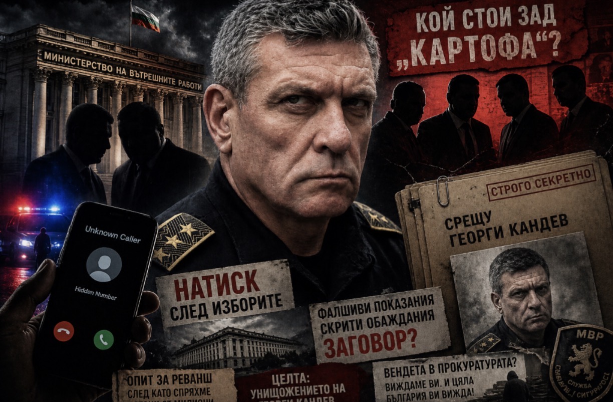 КОЙ СТОИ ЗАД &bdquo;КАРТОФА&ldquo;? СКАНДАЛ С НАТИСК И ЗАГОВОР СРЕЩУ ГЕОРГИ КАНДЕВ РАЗТРЕСЕ МВР