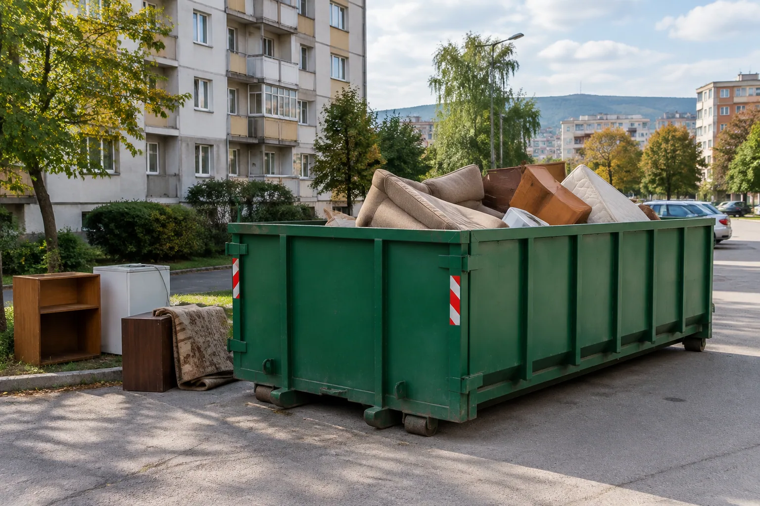Стара Загора пуска контейнери за едрогабаритни отпадъци в 6 квартала