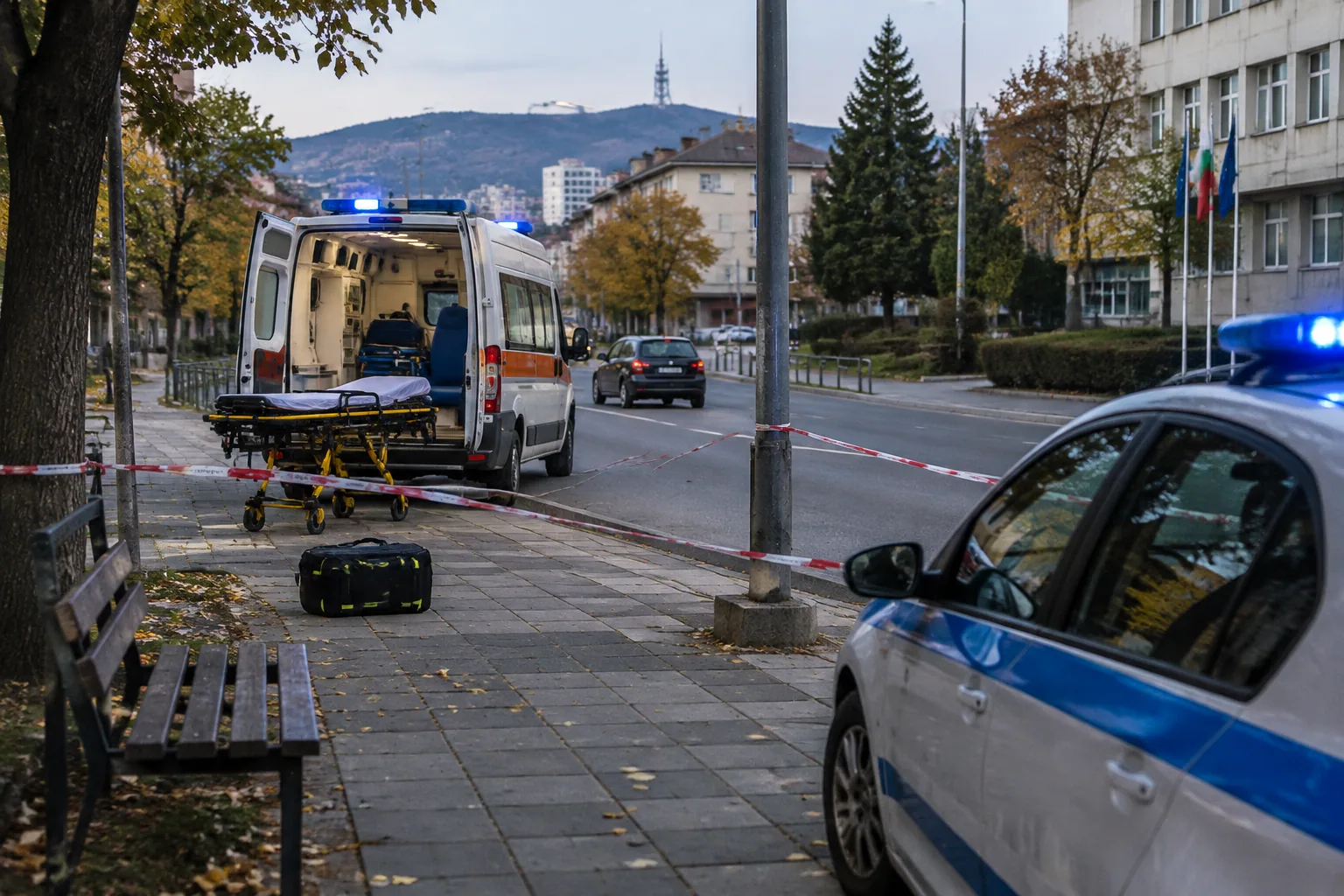 Полицията в Стара Загора разследва мъж с фрактура на два шийни прешлена