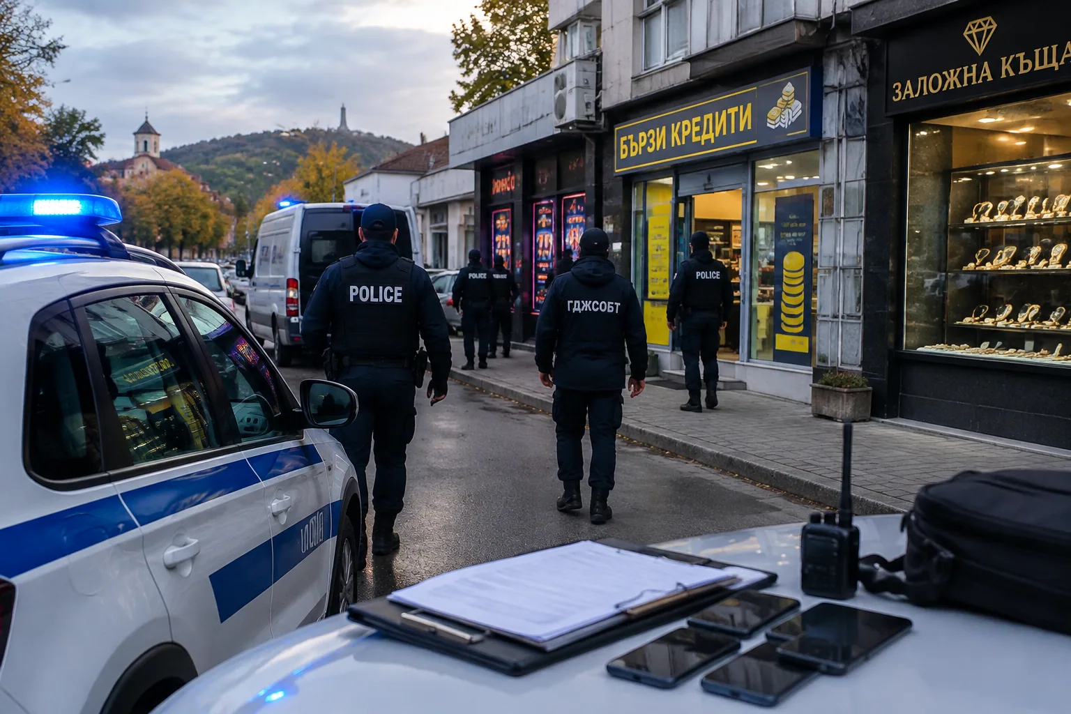 Полицията в Казанлъшко задържа шестима при спецоперация