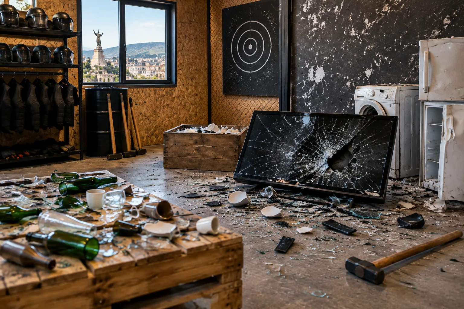 Rage Room в Стара Загора предлага чупене на вещи