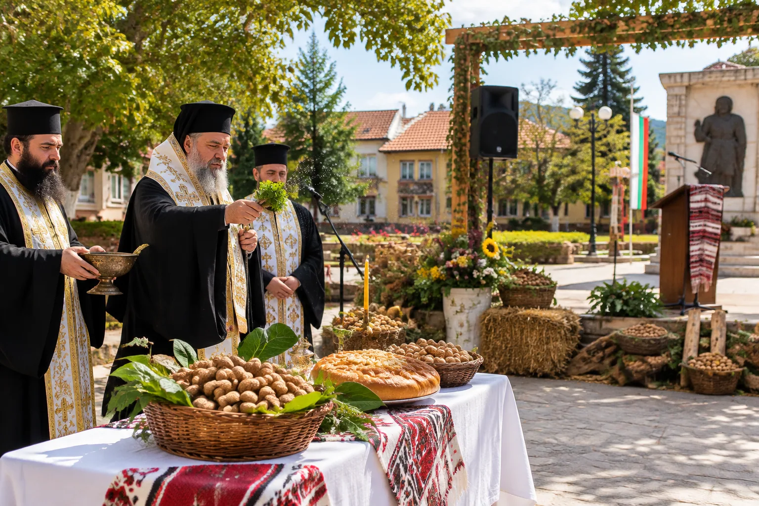 Оряховица откри Празника на ореха с водосвет