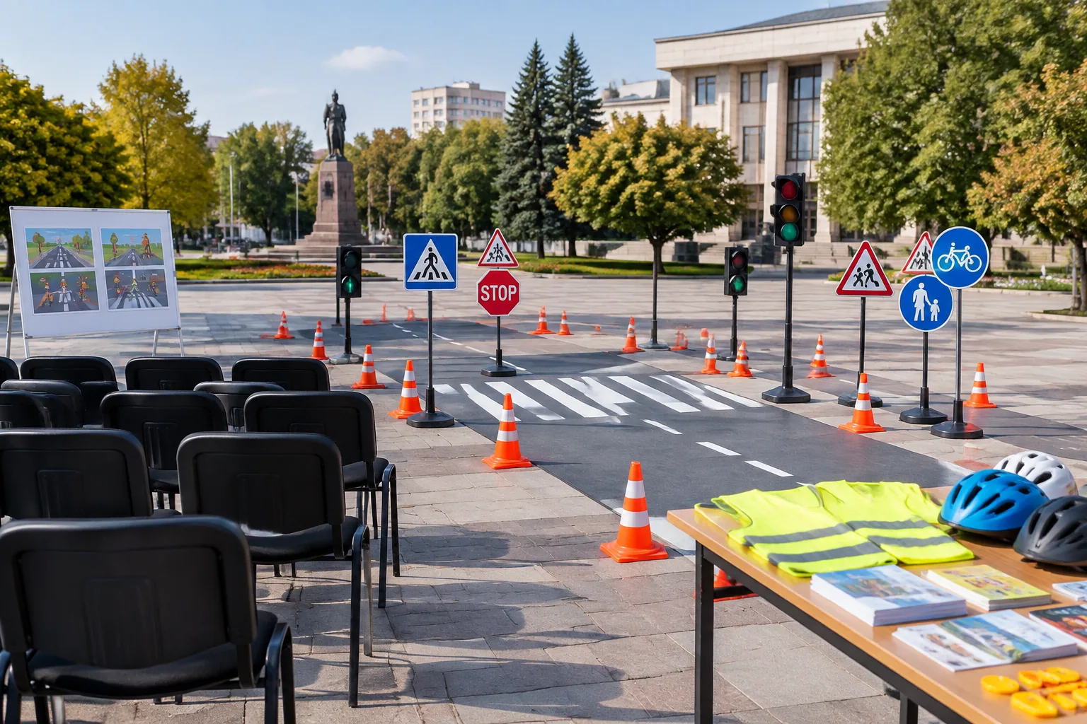 Община Стара Загора събра 260 ученици за урок по пътна безопасност