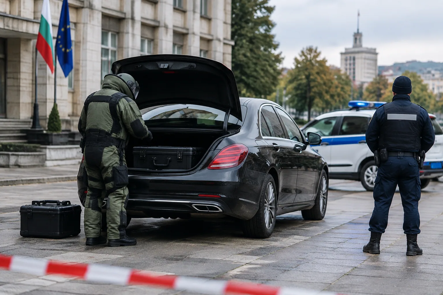 МВР потвърди бомбена заплаха срещу колата на Демерджиев
