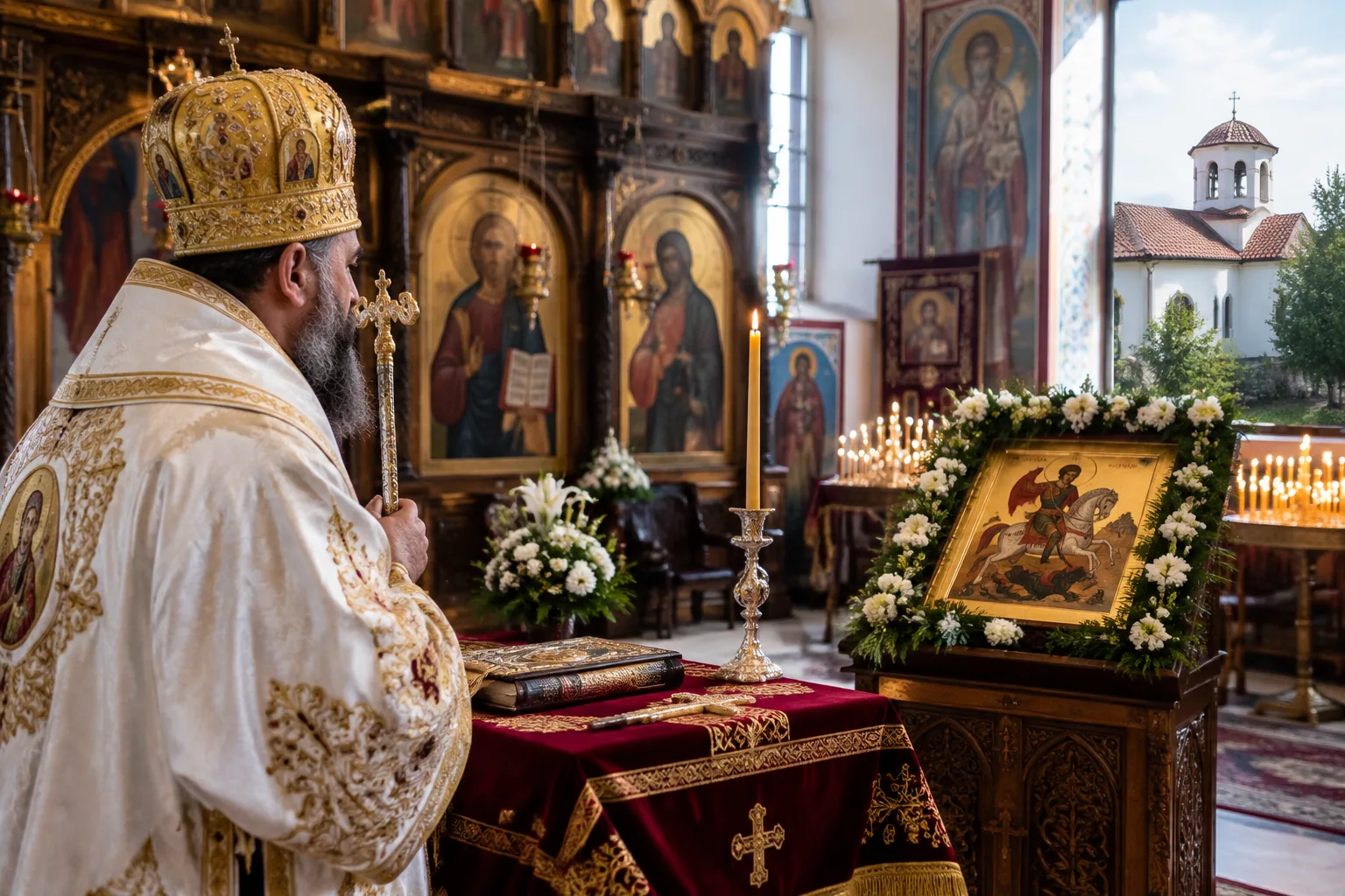 Митрополит Киприан отслужи литургия за 20 години храм в Маджерито