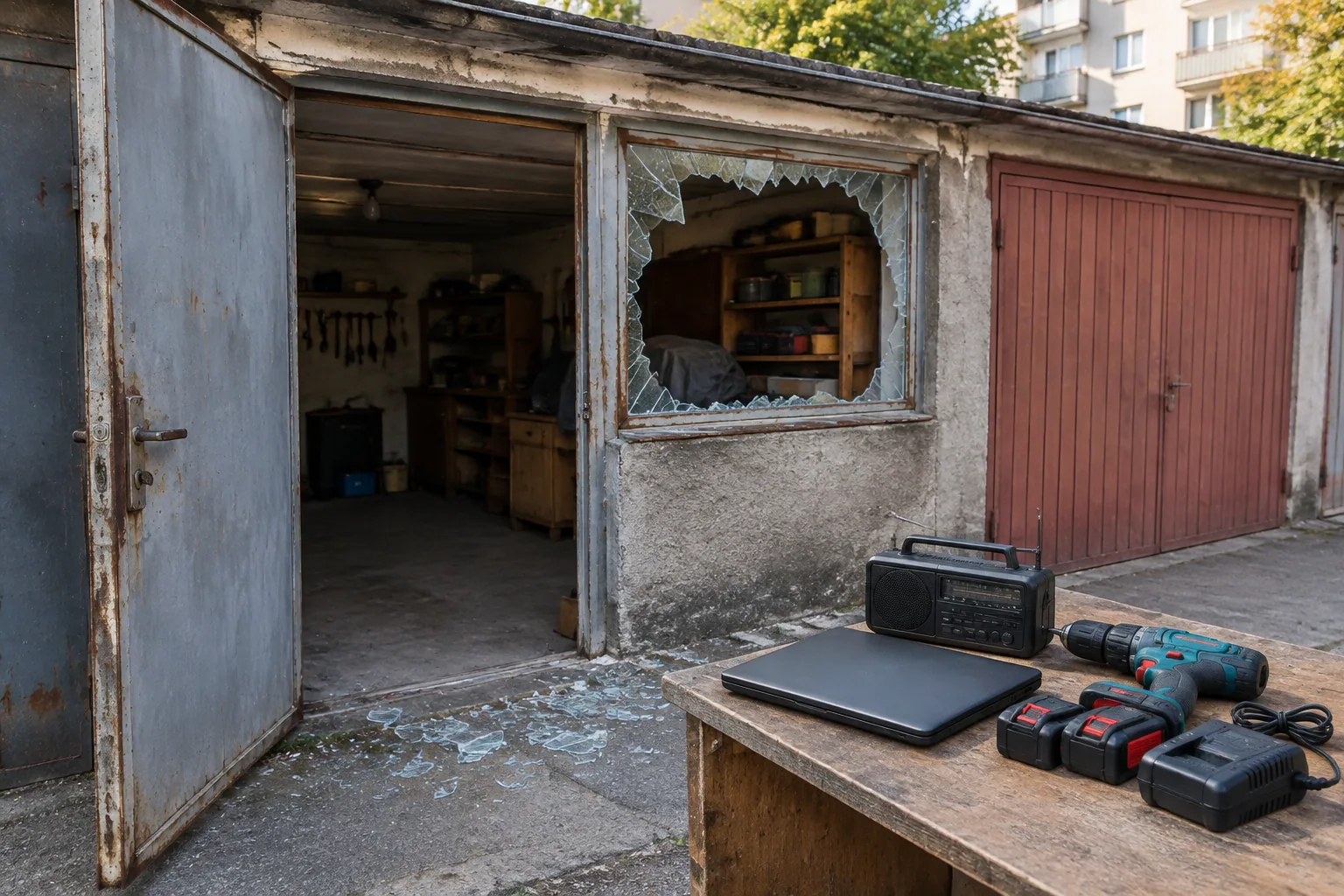 Взломиха гараж в Казанлък и откраднаха лаптоп и инструменти