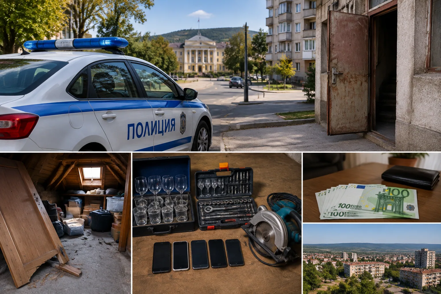 Полицията в Старозагорско разследва кражби и задържа трима шофьори