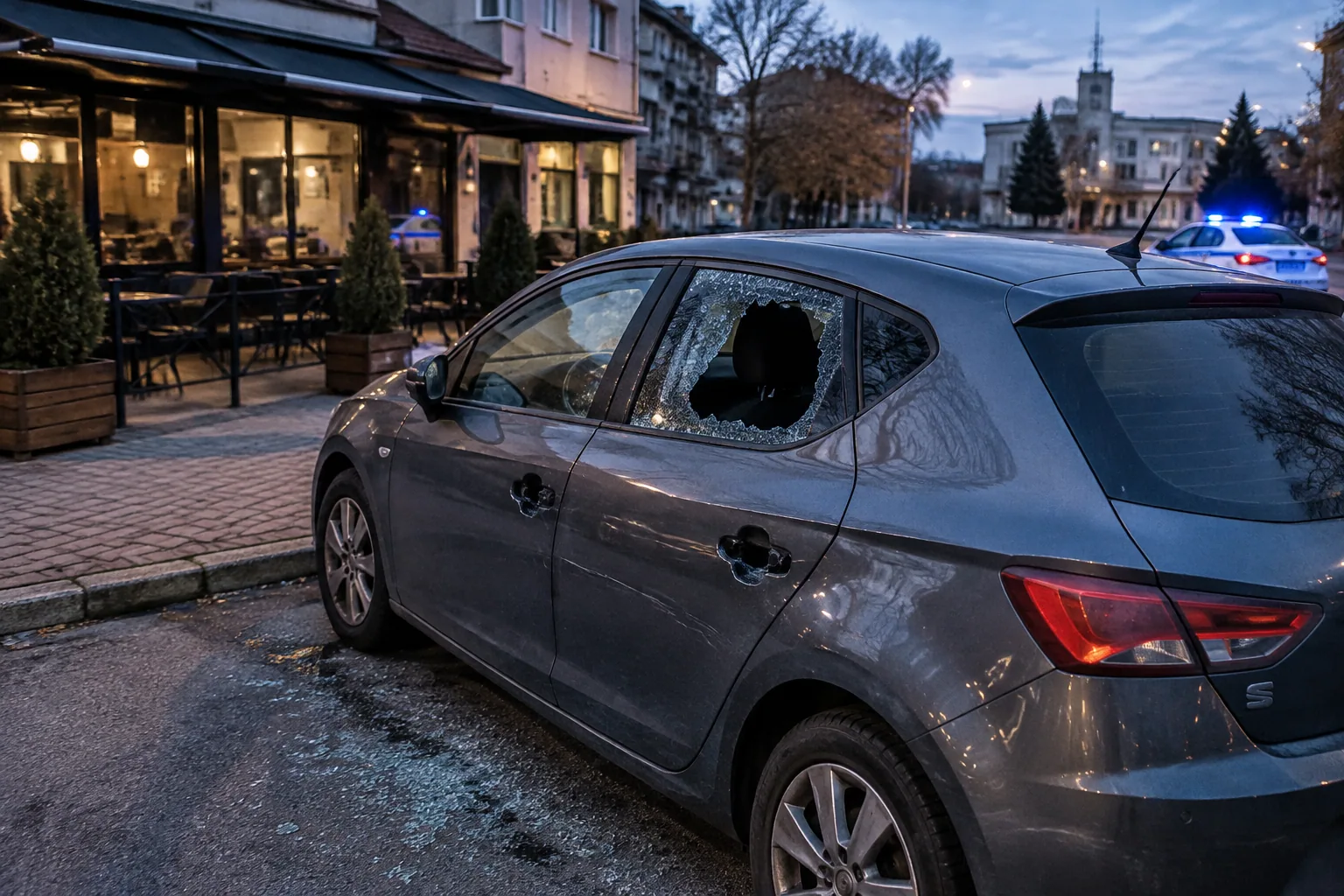Полицията в Гълъбово установи 17-годишен след побой и вандализъм