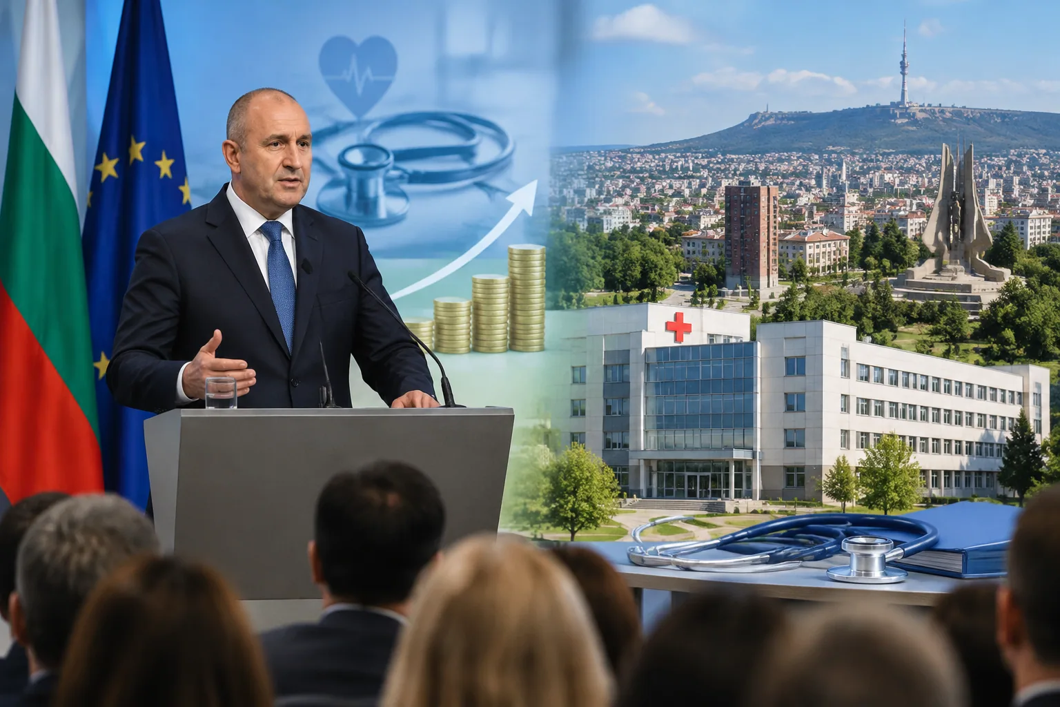 Румен Радев обеща 500 млн. евро повече за здраве в бюджет 2027