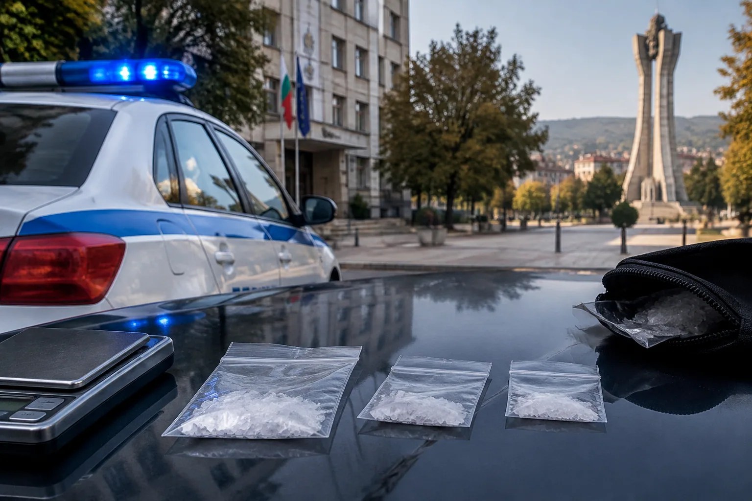 Полицията в Стара Загора хвана трима с метамфетамин