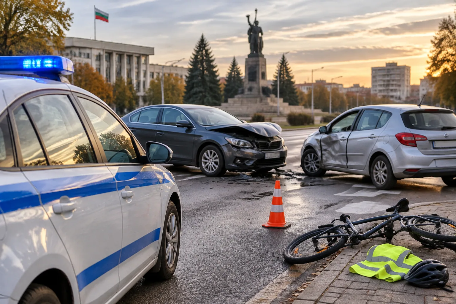 Пътна полиция отчете по-малко катастрофи в Стара Загора