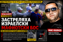 (ВИДЕО) Застреляха израелски мафиотски бос на бензиностанция
