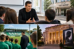 Димитър Бербатов се среща с деца в Стара Загора